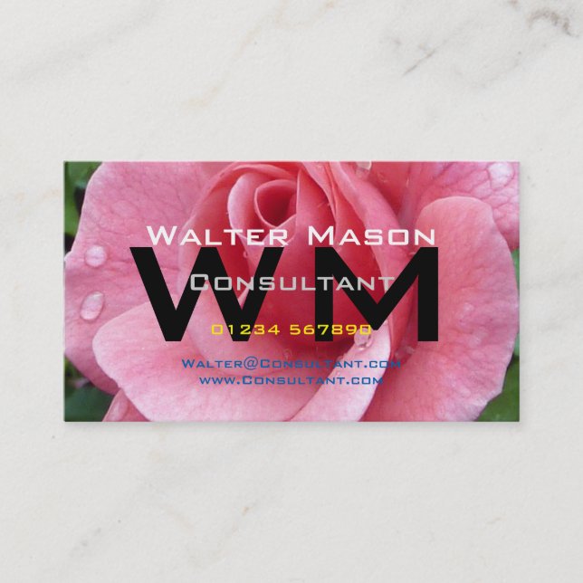 Cartão De Visita Consultor Crie seu (Frente)