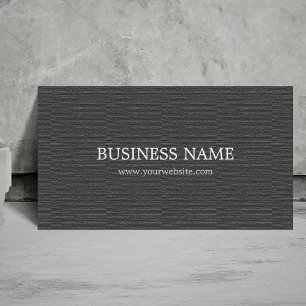 Cartão De Visita Consultor de Advogado Cinza Texturizado Minimalist