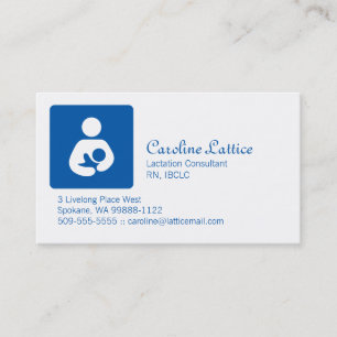 Cartão De Visita Consultor de Aleitamento
