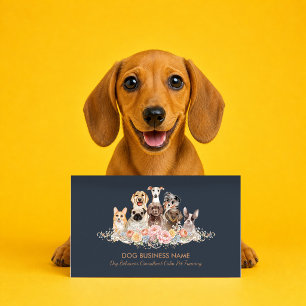 Cartão De Visita Consultor de Comportamento Canino Treinamento de A