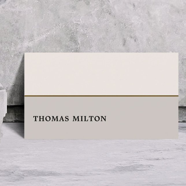 Cartão De Visita Consultor de Linha de Cobre de Chic Elegante Moder (Criador carregado)