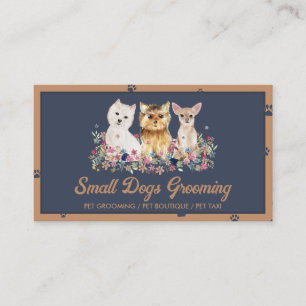 Cartão De Visita Consultor de Nutrição Canina Navy Marrom Animal Sa