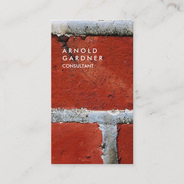 Cartão De Visita Consultor de tendências botânicas verdes e simples (Frente)