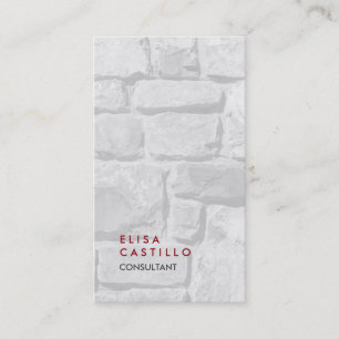 Cartão De Visita Consultor de tendências de cálculos simples em pre