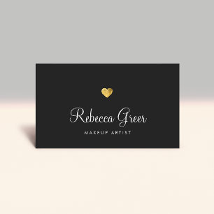 Cartão De Visita Consultor Dourado de Beleza Negra