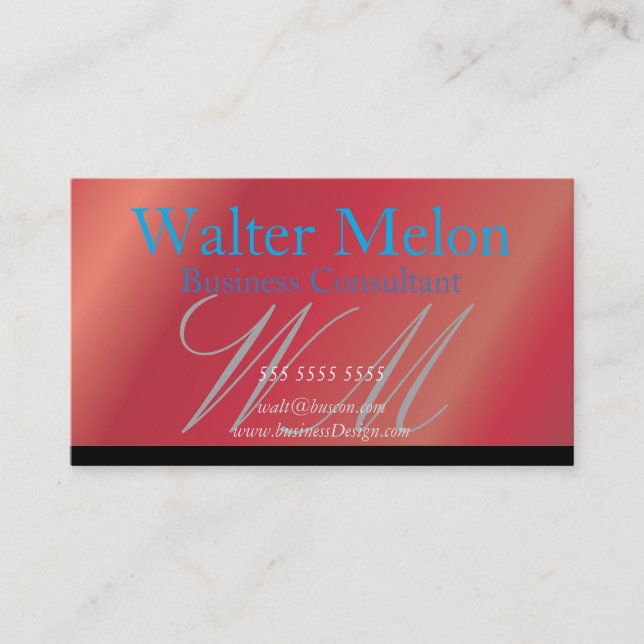 Cartão De Visita Consultor Epic Fab Crie seu próprio genérico fácil (Frente)