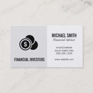 Cartão De Visita Consultor Financeiro Investimentos