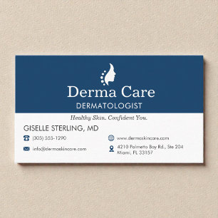 Cartão De Visita Consultório Médico Dermatologista 