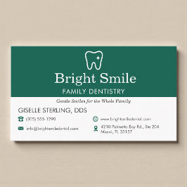 Cartão De Visita Consultório Odontológico Dentista Profissional