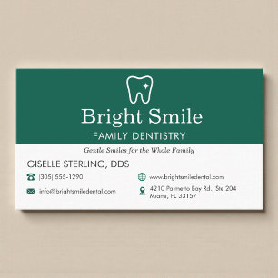 Cartão De Visita Consultório Odontológico Dentista Profissional