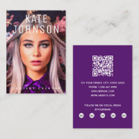 Content Creator Influencer Foto Purple Modern
