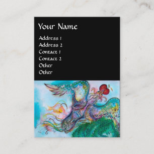 Cartão De Visita CONTO POPULAR TURCO / FÊNIX Voadora COM MAÇÃ