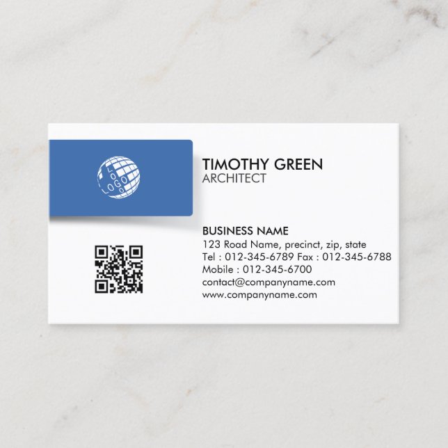 Cartão De Visita Contratante da arquitetura de arquitetura (Frente)