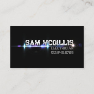 Cartão De Visita Contratante elétrico eletricista