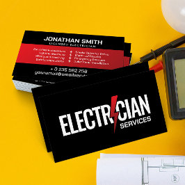 Cartão De Visita Contratante Elétrico Profissional - Eletricista
