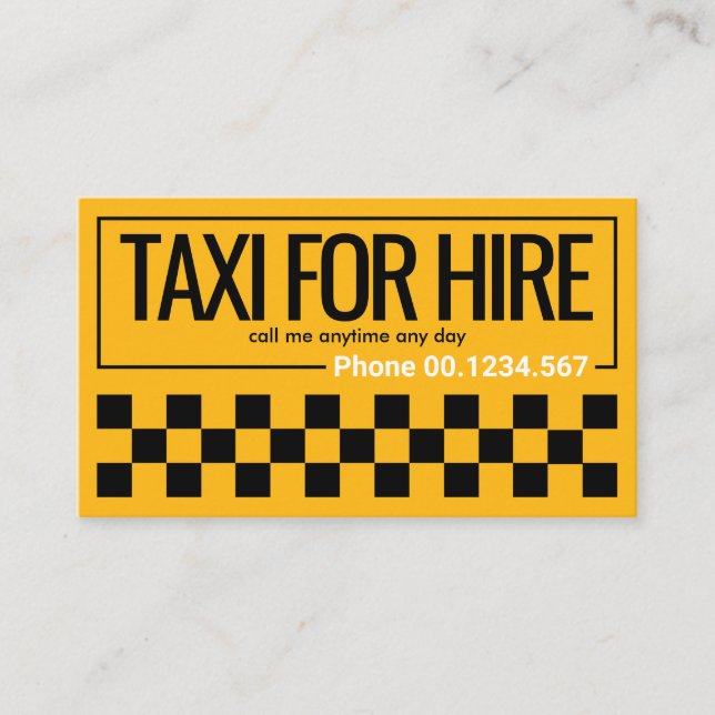 Cartão De Visita Controlador de Tabuleiro de Faixas de Táxis Brilha (Frente)
