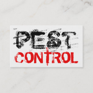 Cartão De Visita Controle Russo de Pest