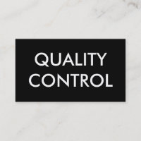 controlo de qualidade
