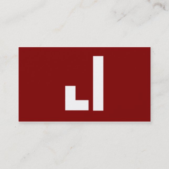 Cartão De Visita Convenção de Jordão (Frente)