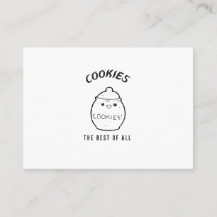 Cartão De Visita Cookies o melhor de todos