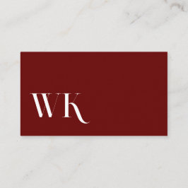 Cartão De Visita Cool, blau, schwarz | Kartenhaus Modern