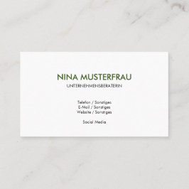 Cartão De Visita Coole Unternehmen Visitenkarten-Vorlage -