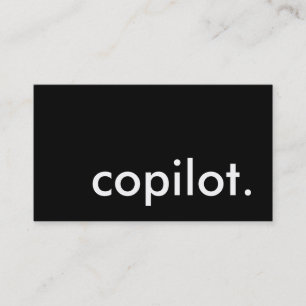 Cartão De Visita copiloto.