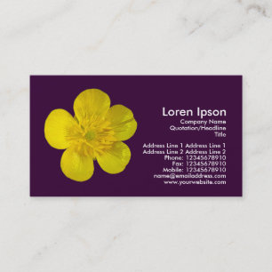 Cartão De Visita Copo - Roxo Escuro