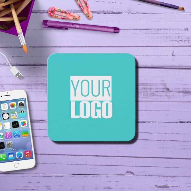 Cartão De Visita Cor da turquesa (Criador carregado)