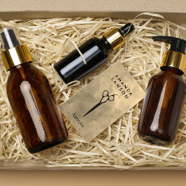 Cartão De Visita Cor d'água das Cinzas de pentes Elegantes