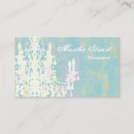 Cartão De Visita COR do candelabro dos Cocos/PAPEL/OPÇÕES da FORMA