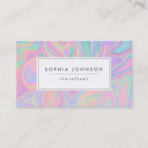 Cor do Pastel Iridescente Líquido Abstrato