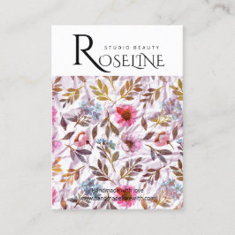 Cartão De Visita Cor pastel, cor púrpura, Vestígio