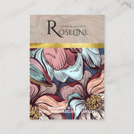 Cartão De Visita Cor pastel, cor rosa, flor, cor-de-rosa Vestígio