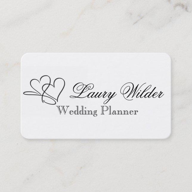 Cartão De Visita Coração da infinidade (Frente)