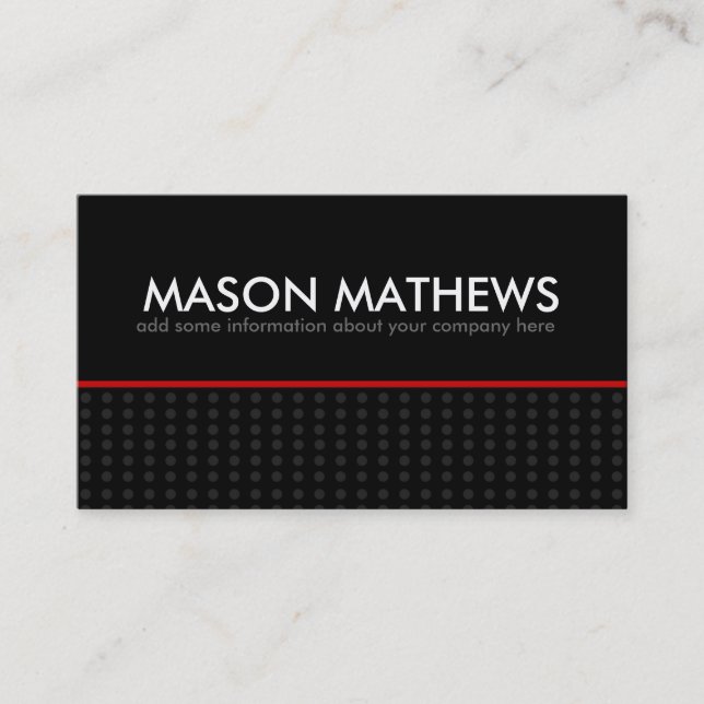 Cartão de visita corajoso (Frente)