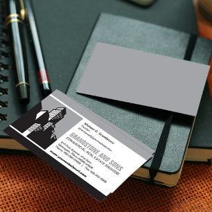 Cartão de visita corajoso dos imóveis comerciais
