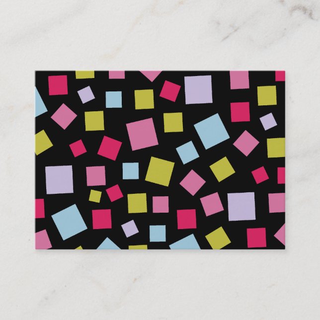 Cartão De Visita Cores em cascata (Frente)