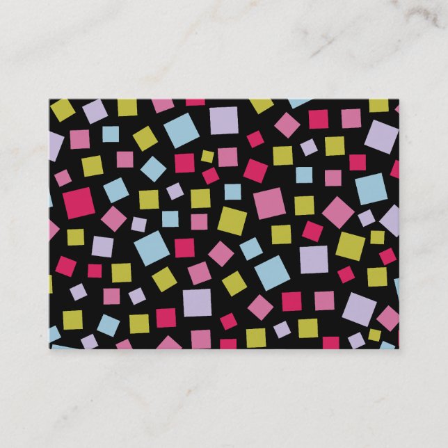 Cartão De Visita Cores em cascata II (Frente)