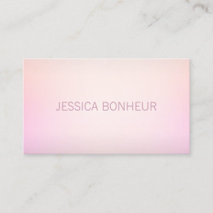 Cartão De Visita Cores macias Ombre de desvanecimento