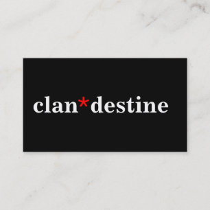 Cartão De Visita Cores mínimas modernas