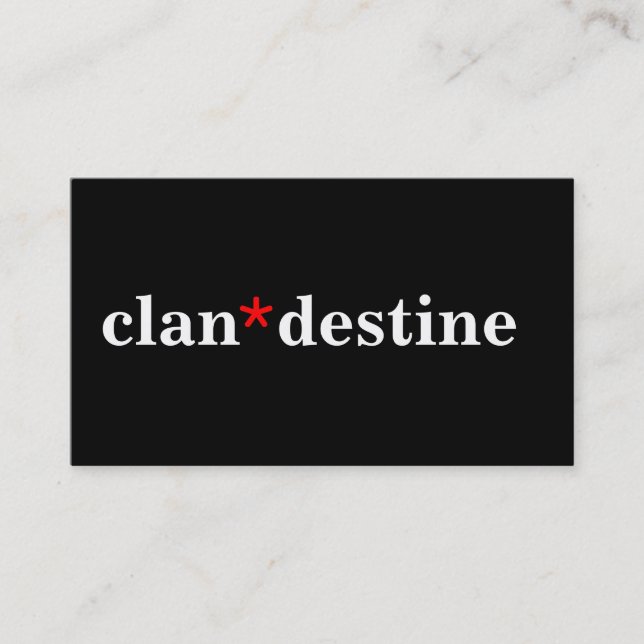 Cartão De Visita Cores mínimas modernas (Frente)