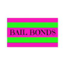 Cores Neon de Bail Bonds