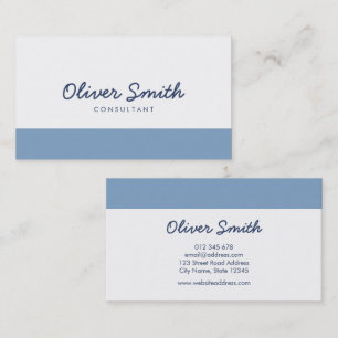 Cartão De Visita Cores Personalizadas Bloco de Cor Minimalista Mode
