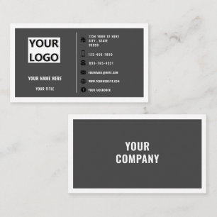 Cartão De Visita Cores personalizadas de promoção de logotipos de n