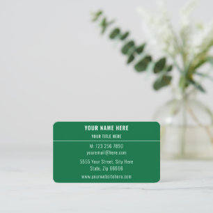 Cartão De Visita Cores Personalizadas Endereço de Nome Comercial T