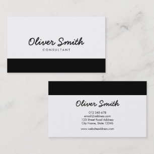 Cartão De Visita Cores Personalizadas Minimalista Bloco de Cor Mode