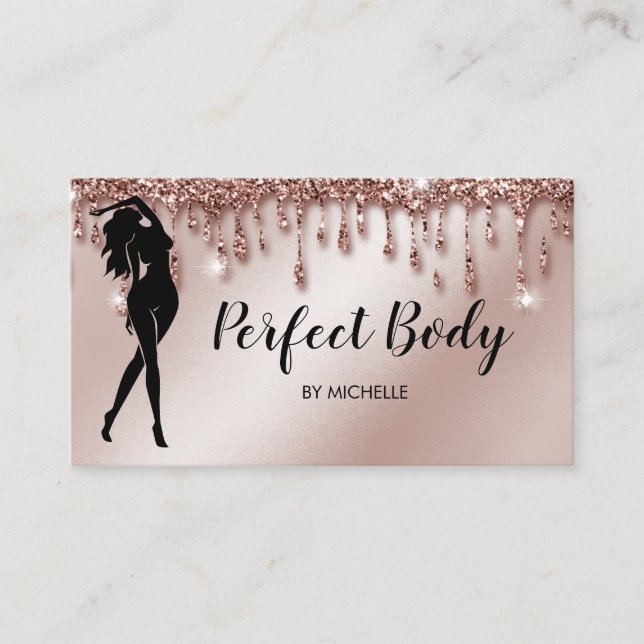 Cartão De Visita Corpo Esculpindo Malhação Linergie Waist Trainer B (Frente)