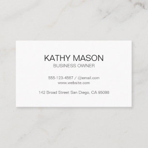 Cartão De Visita Corporação simples