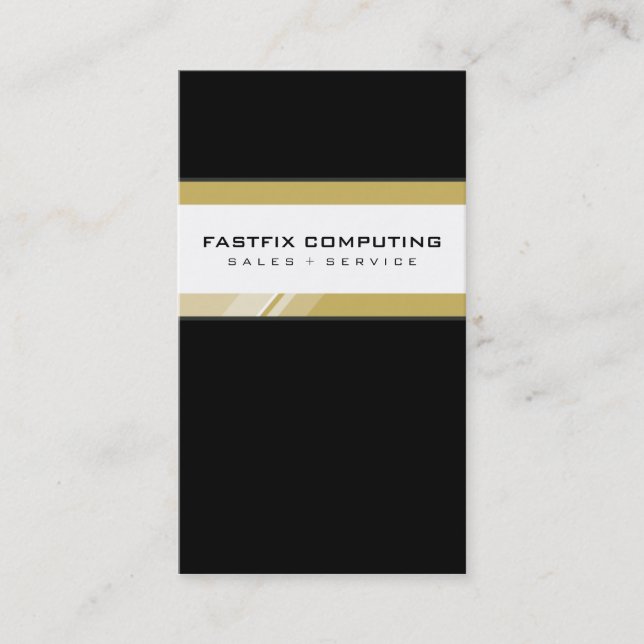 CARTÃO DE VISITA CORPORATE: alta tecnologia 3P (Frente)